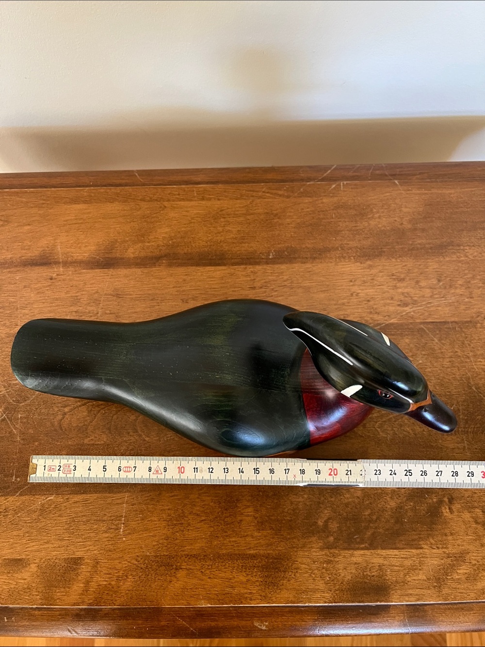 Ron Sadler, Vintage Hand-Carved Wooden Duck Décor - Picture 5 of 6